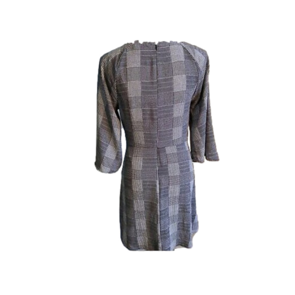 Gypsies & Moondust Houndstooth Grunge Twisted Skater dress woman’s small - Picture 4 of 6